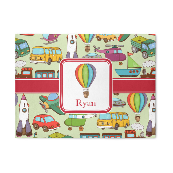 Custom Vintage Transportation Area Rug (Personalized)