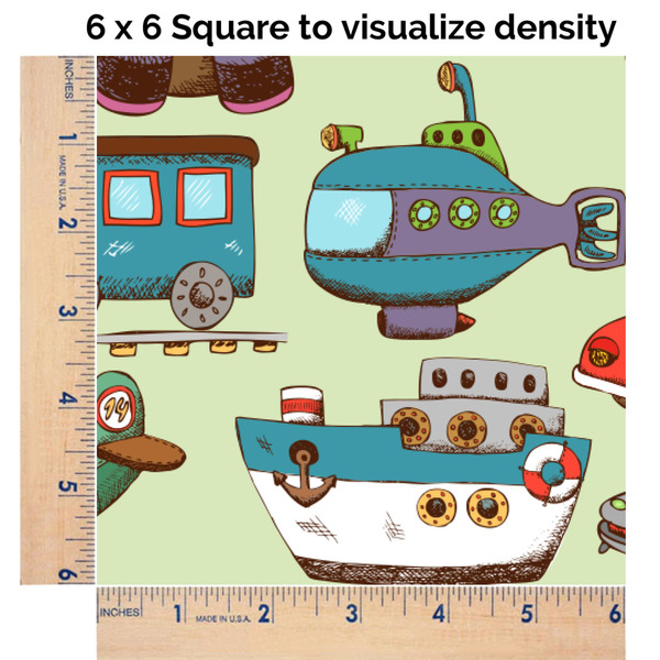 Vintage Transportation 6x6 Swatch of Fabric