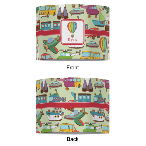 Vintage Transportation 8" Drum Lampshade - APPROVAL (Fabric)