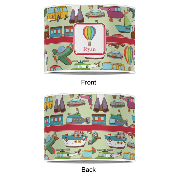 Vintage Transportation 8" Drum Lampshade - APPROVAL (Poly Film)