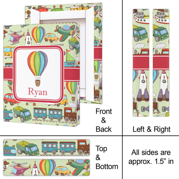 Vintage Transportation 8x10 - Canvas Print - Approval