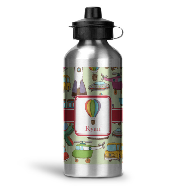 Custom Vintage Transportation Water Bottle - Aluminum - 20 oz (Personalized)
