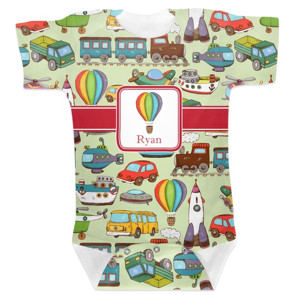 Custom Vintage Transportation Baby Bodysuit 3-6 (Personalized)