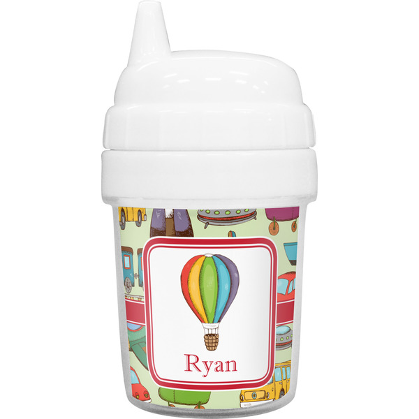 Custom Vintage Transportation Baby Sippy Cup (Personalized)