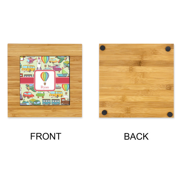 Vintage Transportation Bamboo Trivet with 6" Tile - APPROVAL