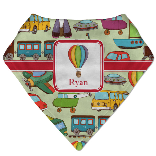 Custom Vintage Transportation Bandana Bib (Personalized)