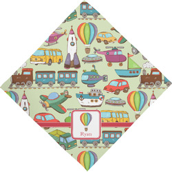 Vintage Transportation Dog Bandana Scarf w/ Name or Text