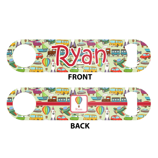 Vintage Transportation Bar Bottle Opener - White - Approval