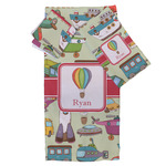 Vintage Transportation Bath Towel Set - 3 Pcs (Personalized)