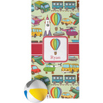 Vintage Transportation Beach Towel (Personalized)