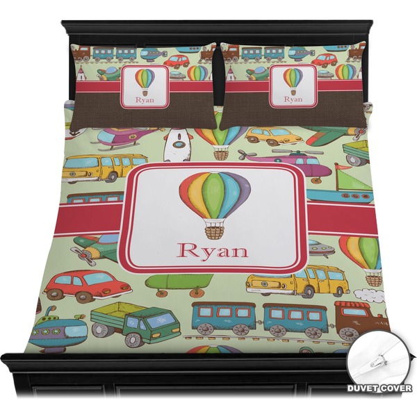 Vintage Transportation Bedding Set (Queen) - Duvet