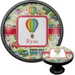 Vintage Transportation Cabinet Knob (Black) (Personalized)