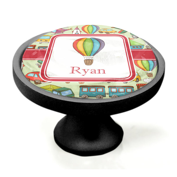 Vintage Transportation Black Custom Cabinet Knob (Side)