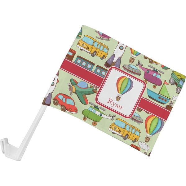 Custom Vintage Transportation Car Flag - Small w/ Name or Text
