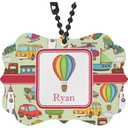 Vintage Transportation Rear View Mirror Charm (Personalized)