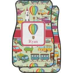 Vintage Transportation Car Floor Mats (Personalized)