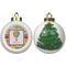 Vintage Transportation Ceramic Christmas Ornament - X-Mas Tree (APPROVAL)