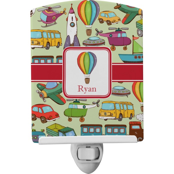 Custom Vintage Transportation Ceramic Night Light (Personalized)