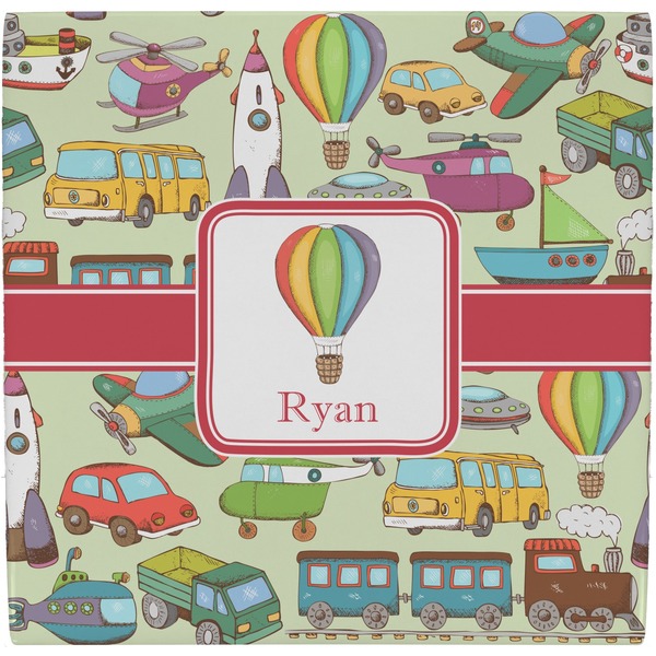 Custom Vintage Transportation Ceramic Tile Hot Pad (Personalized)