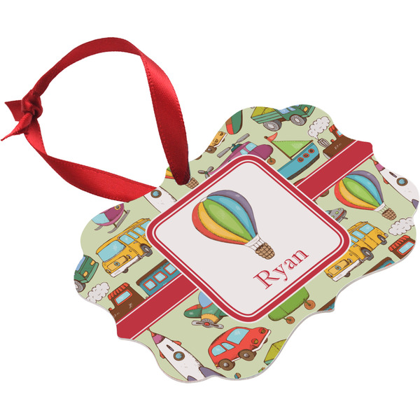 Vintage Transportation Christmas Ornament