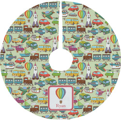 Vintage Transportation Tree Skirt (Personalized)