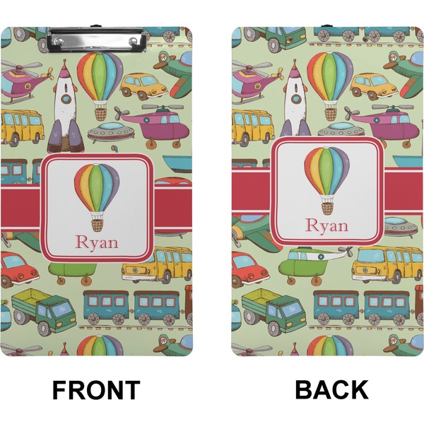 Vintage Transportation Clipboard (Legal) (Front + Back)