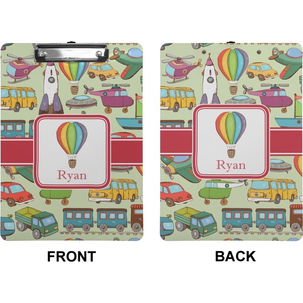 Vintage Transportation Clipboard (Letter) (Front + Back)