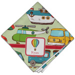 Vintage Transportation Cloth Dinner Napkin - Single w/ Name or Text