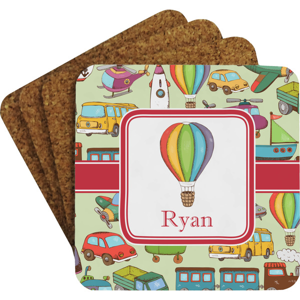 Vintage Transportation Coaster Set (Personalized)