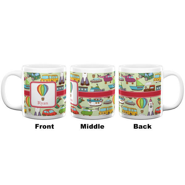 Vintage Transportation Coffee Mug - 20 oz - White APPROVAL