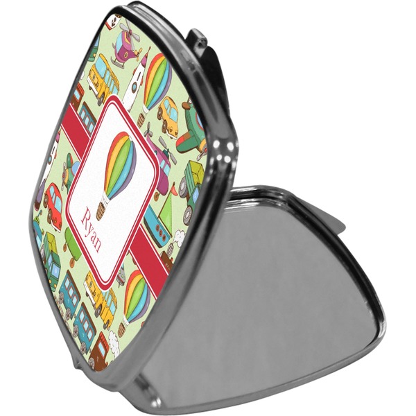 Vintage Transportation Compact Mirror (Side View)