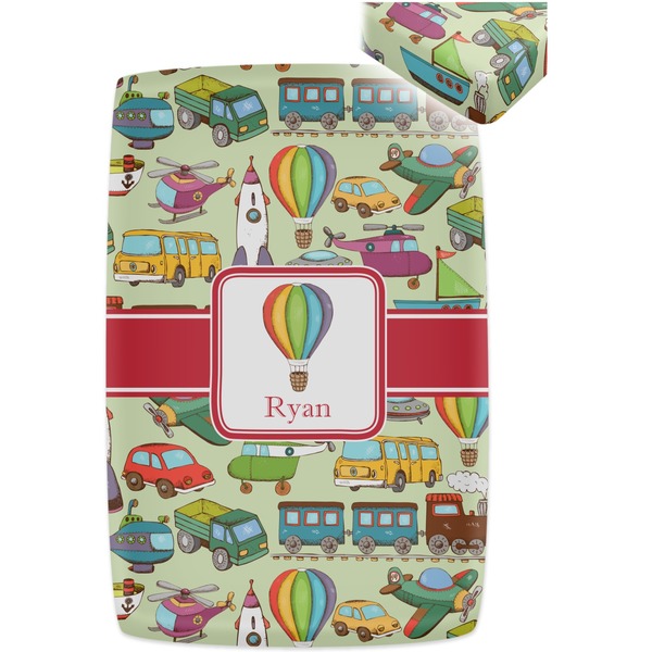 Vintage Transportation Crib Fitted Sheet - Apvl