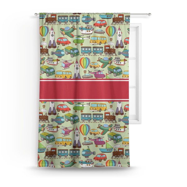 Custom Vintage Transportation Curtain