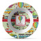 Vintage Transportation Plastic Bowl - Microwave Safe - Composite Polymer (Personalized)
