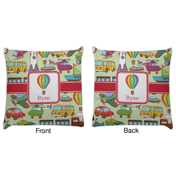 Vintage Transportation Decorative Pillow Case - Approval