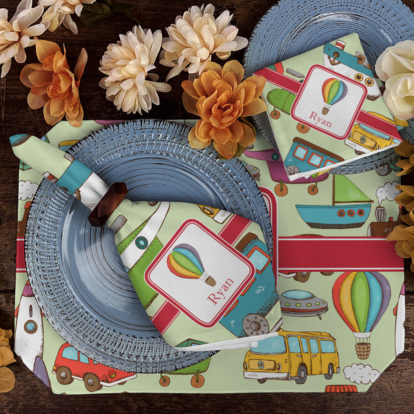 Vintage Transportation Dining Set