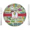Vintage Transportation 10" Glass Lunch / Dinner Plates - Single or Set (Personalized)