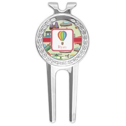 Vintage Transportation Golf Divot Tool & Ball Marker (Personalized)