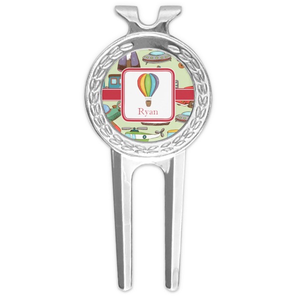 Custom Vintage Transportation Golf Divot Tool & Ball Marker (Personalized)