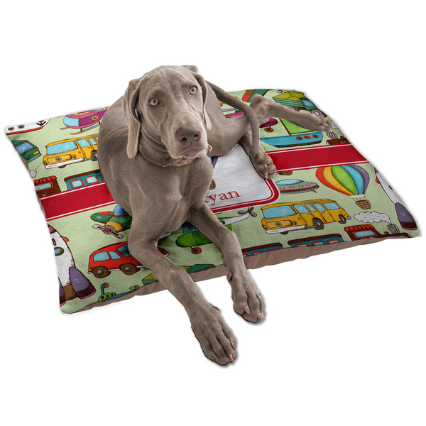 Vintage Transportation Dog Bed - Large LIFESTYLE