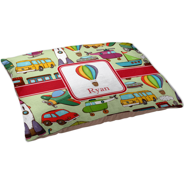 Vintage Transportation Dog Bed - Large