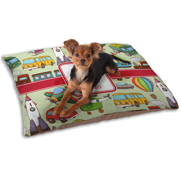 Vintage Transportation Dog Bed - Small LIFESTYLE