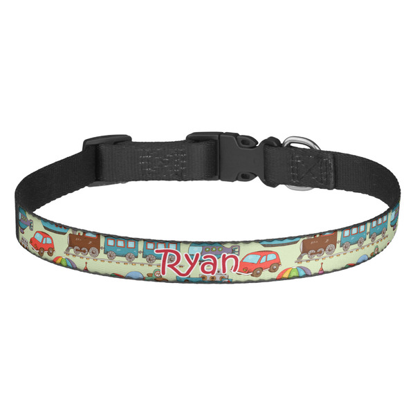 Custom Vintage Transportation Dog Collar (Personalized)