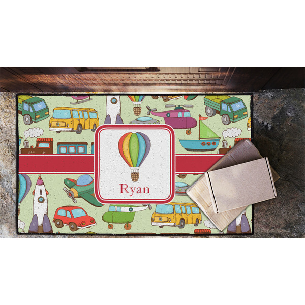 Vintage Transportation Door Mat - LIFESTYLE (Lrg)