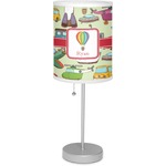 Vintage Transportation Lamp with Drum Shade (Personalized)