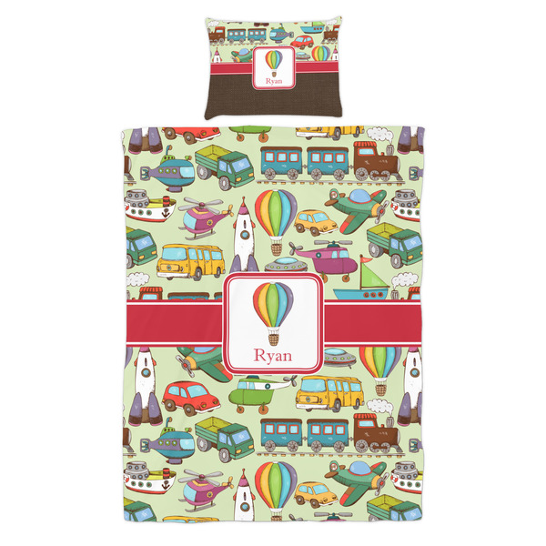 Vintage Transportation Duvet Cover Set - Twin - Alt Approval