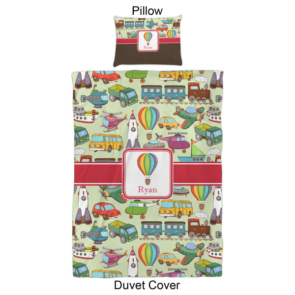 Vintage Transportation Duvet Cover Set - Twin XL - Approval