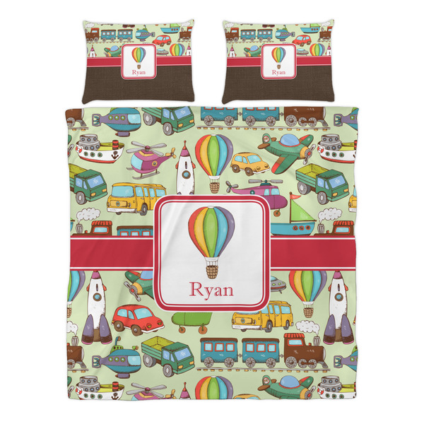 Vintage Transportation Duvet cover Set - Queen - Alt Approval