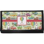 Vintage Transportation Canvas Checkbook Cover (Personalized)