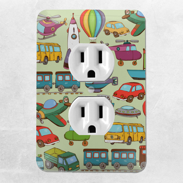 Vintage Transportation Electric Outlet Plate - LIFESTYLE